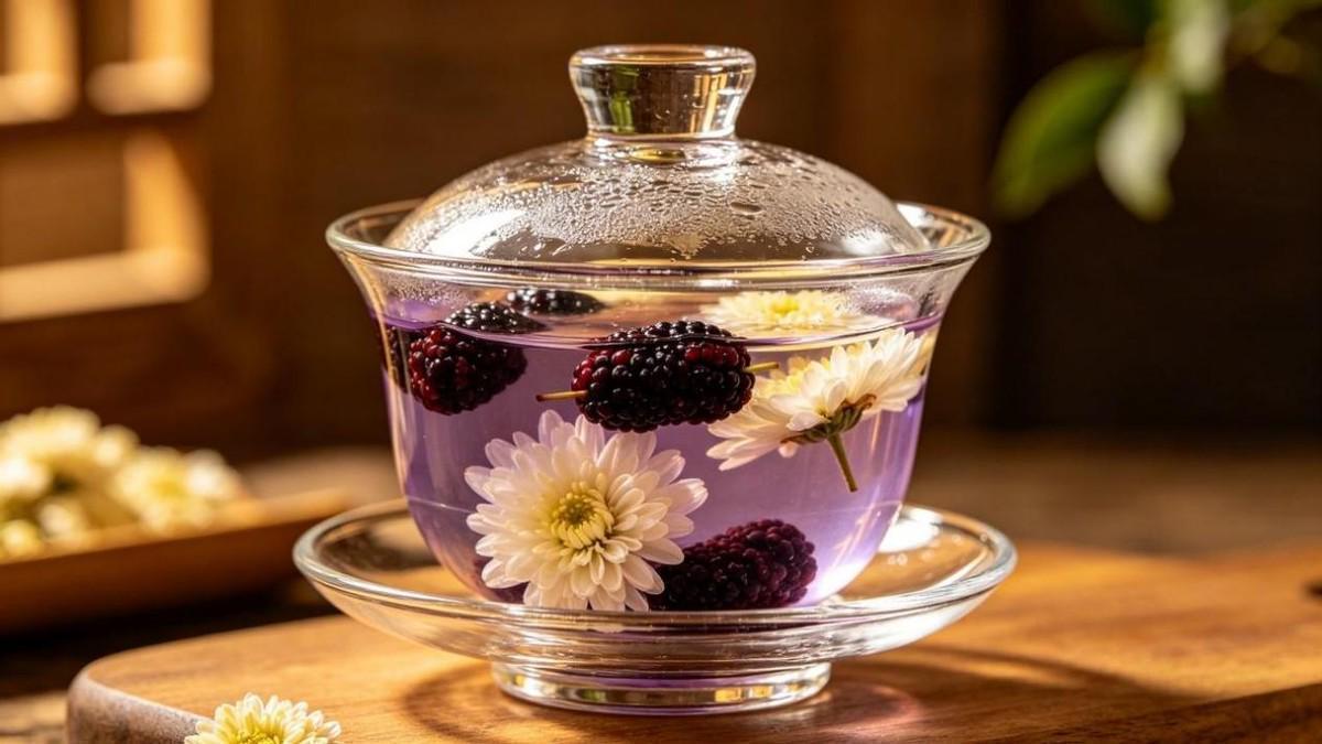  【中医食疗揭秘】桑葚养肝明目：药理机制、配伍原则与科学煮制全攻略 健康养生