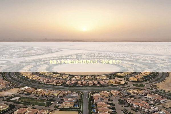 普通人不知道的软件获取方式，你知道几个？ IT技术