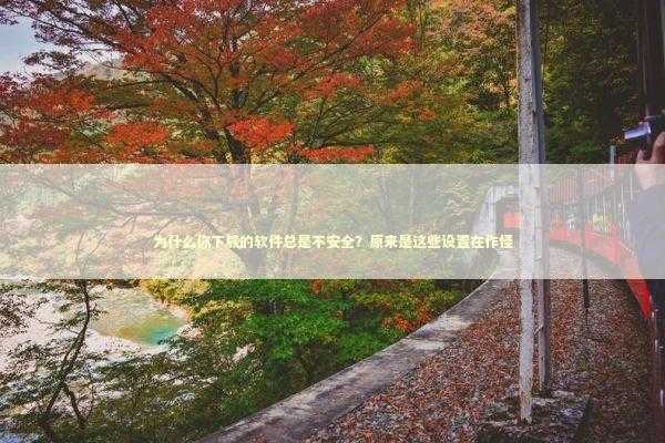 为什么你下载的软件总是不安全？原来是这些设置在作怪